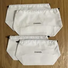 CHANEL ホワイトポーチ　ノベルティ4点