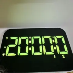 LED キッチン用タイマー: カウントアップ/ダウン 喋るデジタルタイマー