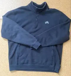 NIKE SB ハーフジップ トレーナー黒 XL