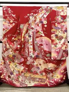 振袖 金駒 金彩 紋意匠 身丈158cm 撥水加工済 HKT325 - メルカリ