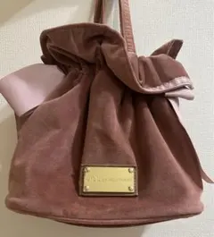 ジルバイジルスチュアートJILL by JILLSTUART ベロアリボンバッグ