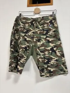 タ*ド様 チャンピオン ストレッチ ハーフパンツ 迷彩 L