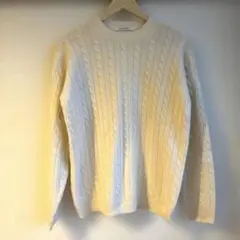 JOURNAL STANDARD アイボリー ケーブルニットセーター