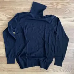 UNIQLO and LEMAIRE ブラック タートルネック S