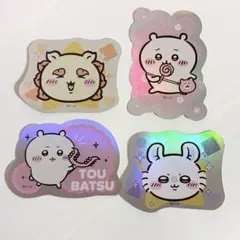 ちいかわキャラカット ステッカー 4枚セット　シーサー　モモンガ