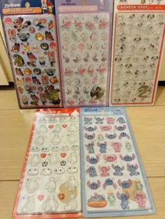 【正規品　複数購入割引】ボンボンドロップシール ディズニー5種　ズートピア他