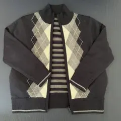 コムサフィユ　男の子　110cm ニット　カーディガン