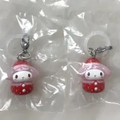 サンリオキャラクターズ いちごめじるしアクセサリー　マイメロディ　２点セット