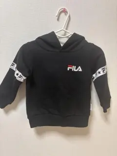 FILA フード付きトレーナー サイズ80 黒