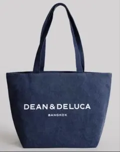 【バンコク限定】 DEAN＆DELUCA ファスナー付きデニムトートバックXL