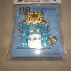 トトロと猫バスの誕生日ピン 11月