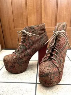 Jeffrey Campbell♡ ”LITA”レースアップショートブーツ