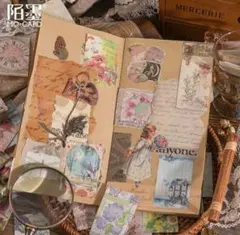 海外製　大容量　コラージュ　ペーパー　デザイン　紙