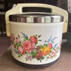 昭和レトロToshiba 炊飯器 RK-161 花柄 - メルカリ