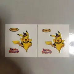 ポケモンパン デコキャラシール ピカチュウ2枚セット