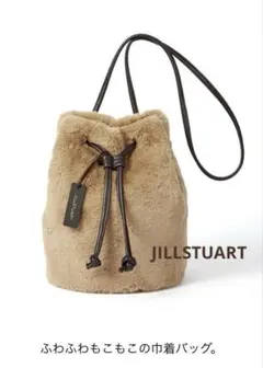 JILLSTUARTジルスチュアート　MOCHA ファー巾着バッグ