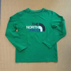 ノースフェイス　THE NORTH FACE ロゴ　ロンT 150 グリーン