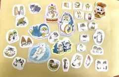 【モフサンド】mofusand 猫 ステッカー シール セット 30枚