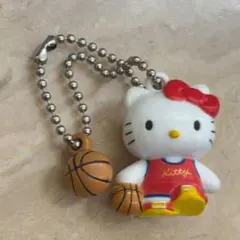 【希少】ハローキティ キーホルダー バスケ スポーツ 2000年製 レトロ