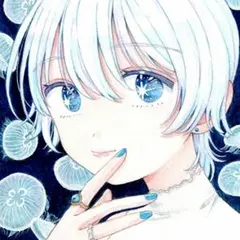【ひかり】手描きイラスト　原画　ポストカードサイズ