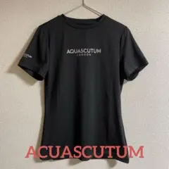 [新品]aquascutum アクアスキュータム LONDON Tシャツ 黒