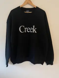 Creek 黒 スウェット トレーナー