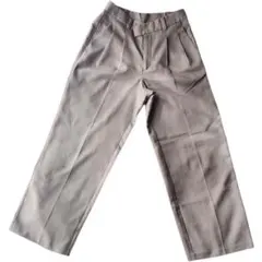 GU ジーユー バギーパンツ グレー Mサイズ センタープレス 344667