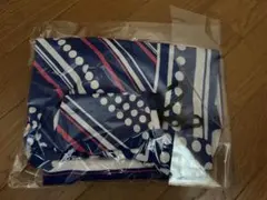 未使用　タグ付き　袋付き　ワンピース　水玉 ストライプ柄 ブルー系 旅行に！