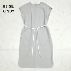 BEIGE, ベイジ CINDY カシュクール ワンピース ベルト ベージュ - メルカリ