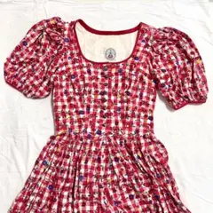 ❤︎専用❤︎vintage gingham check Tyrol onepiece