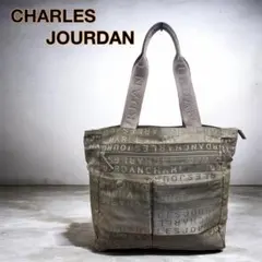 【CHARLES JOURDAN】 ロゴ総柄 トートバッグ 旅行バックのサムネイル