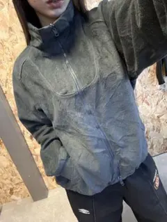 ト*コ様 コロンビア　ダークグレー フリースジャケット