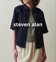 steven alan デニム 半袖 シャツのサムネイル