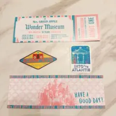 Mrs. GREEN APPLE Wonder Museum 入場券 ステッカー