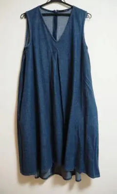 デニム風 ワンピース マタニティ