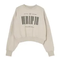 herlipto Cherish oversized sweatshirt - メルカリ