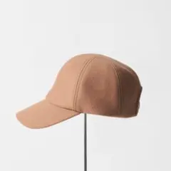 mature ha. trainer cap / melton 【camel】