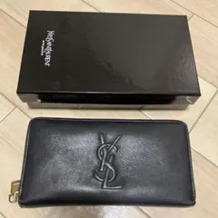 Yves Saint Laurent ブラック長財布