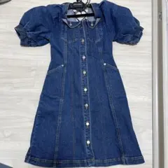 6日処分　LILY BROWN リリーブラウン　デニムワンピース　サイズ　0