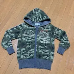 A+C 迷彩柄 フルジップパーカー 120