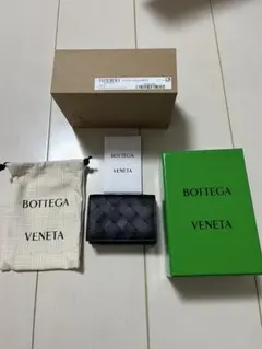 BOTTEGA VENETA 三つ折り財布 ブラック