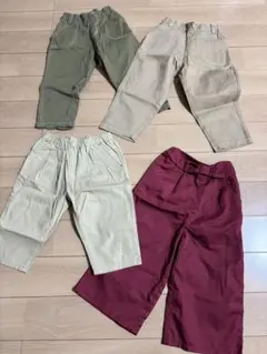 子供用　カジュアルパンツ 4点セット　保育園まとめうり