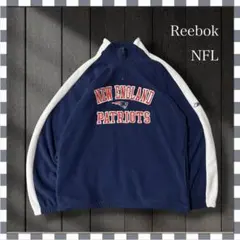 1456/リーボックNFLペイトリオッツ 厚手フリースジャケットハーフジップM