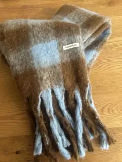 ALLISON BROWN チェック柄マフラー