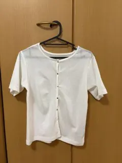 半袖シアーカーディガン ホワイトのサムネイル