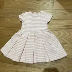 美品ラルフローレンボーダーワンピース18M 80/48