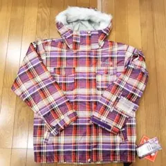 キスマーク スノーボードウェア スキーウェア　160　可愛い　パープル　新品タグ