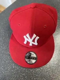 NYキャップ　赤　キッズ　NEW ERAのサムネイル