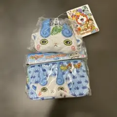 未使用　妖怪ウォッチ パスケース&ポーチ 2点セットコマさん