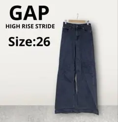 特別タイムセール美品！GAP HIGH RISE STRIDE Size:26